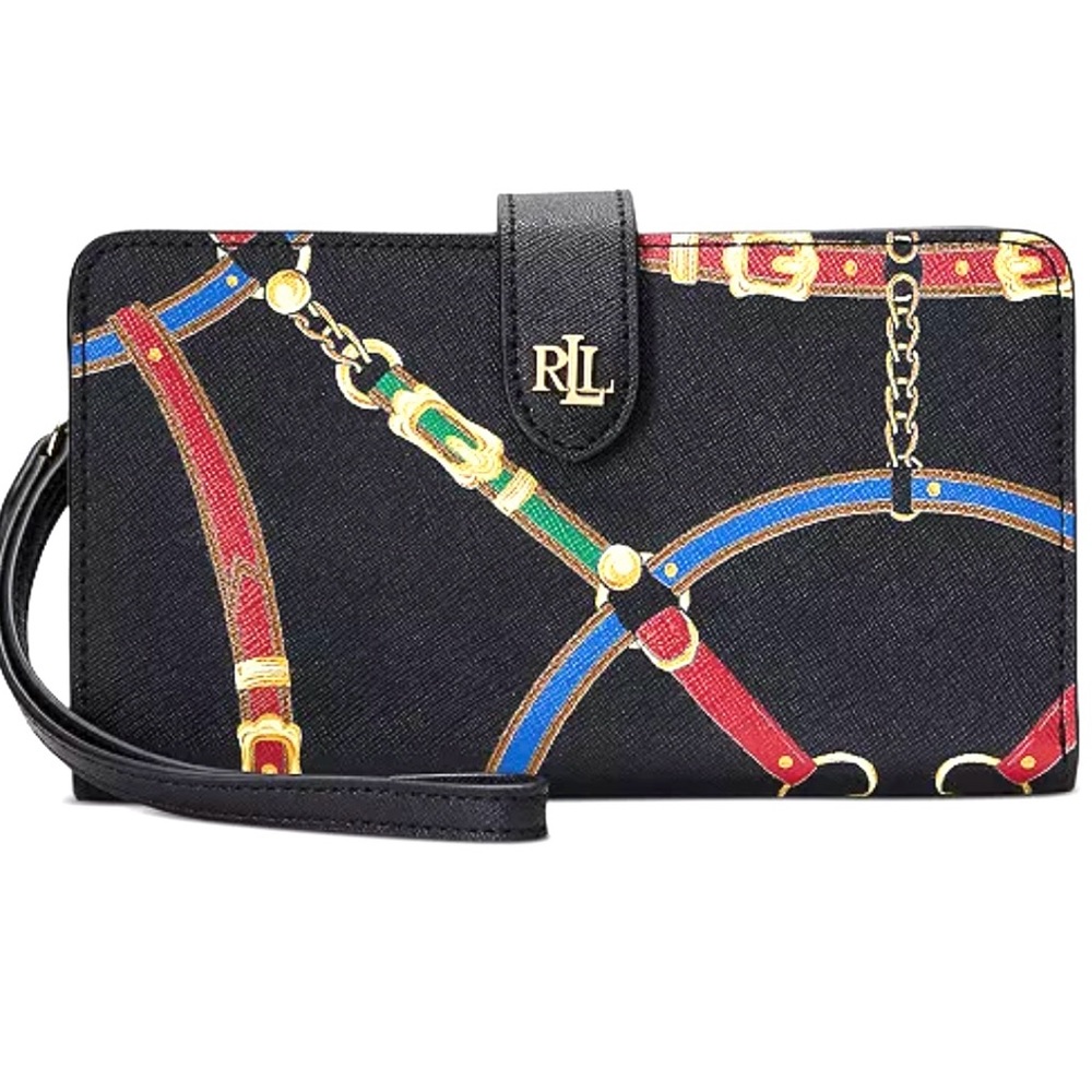 Lauren Ralph Lauren Leather Wristlet